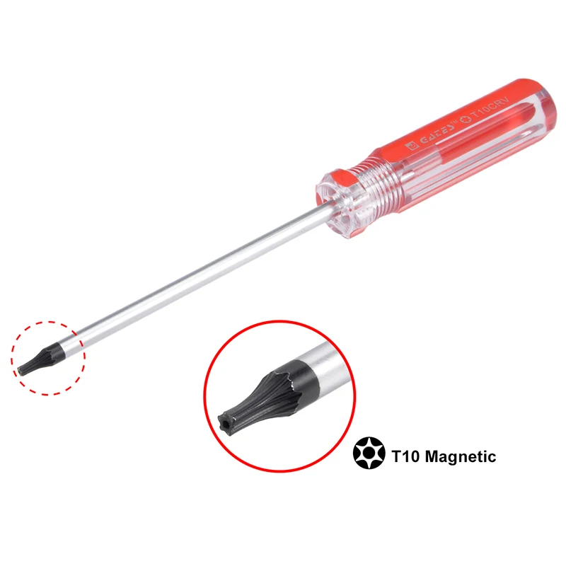 T30/T27/T25/T20/T15/T10/2.6mm precyzyjny śrubokręt magnetyczny śrubokręt Torx narzędzia do naprawy telefonu narzędzia ręczne wał ze stali Cr-V