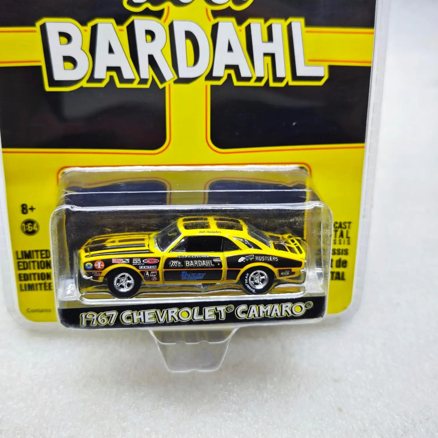 

GreenLight 1:64 Bardahl-2007 Camaro 427 Mr. Bardahl II, модель автомобиля из сплава с высокой имитацией, мини-игрушка, коллекция, подарок
