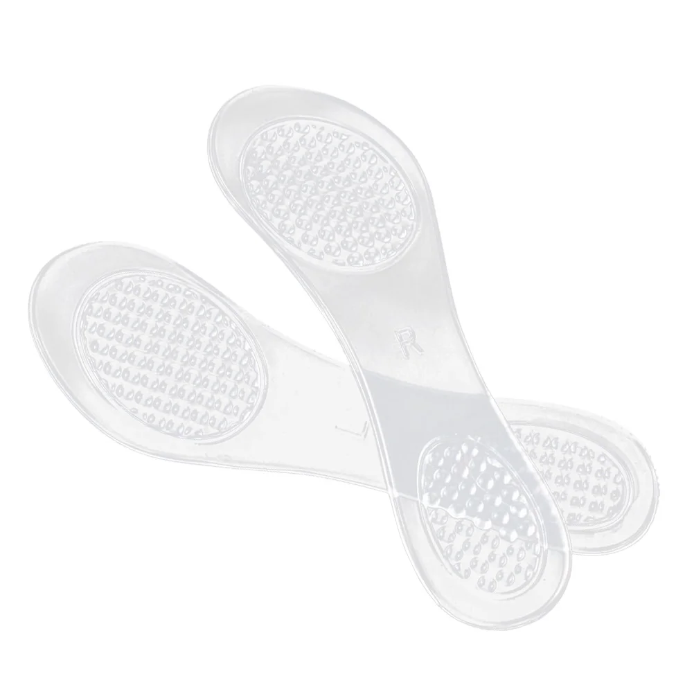 

1 Pair High Heels Gel Cushion Anti Absorption Feet Care Foot Pad Shoe Pads Insoles (Transparent) gel shoe pad