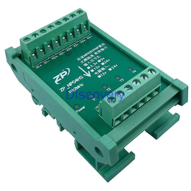 NPN Ke PNP Ke NPN Optocoupler Terisolasi 3.5V 12 24V Konverter Sinyal Pulsa Kustom Berkecepatan Tinggi