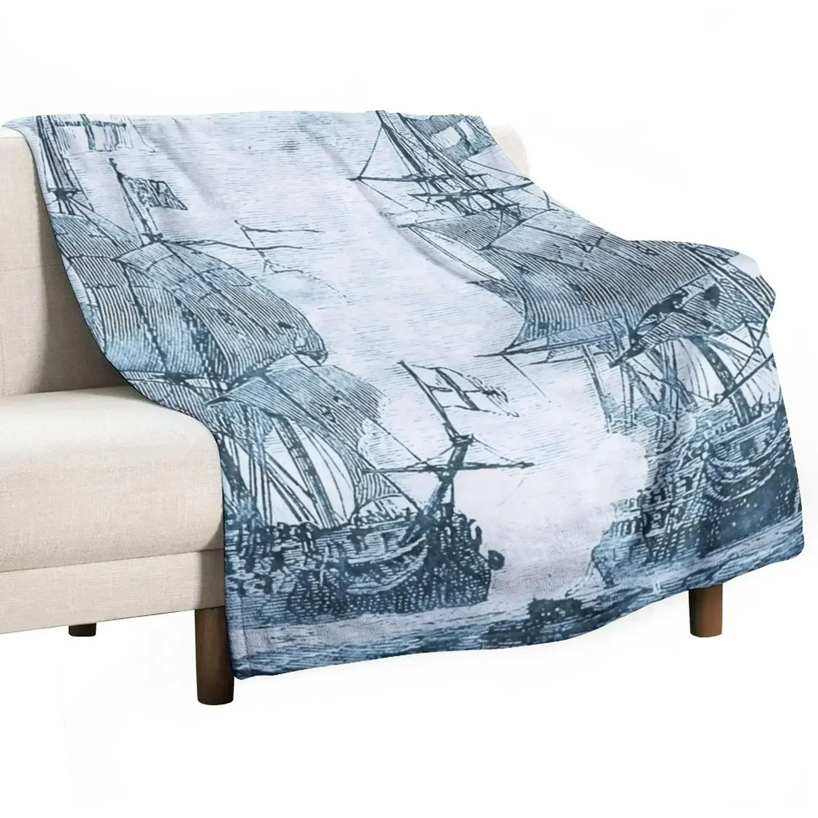 Black Sails Throw Blanket Thermals For Travel Sofa Quilt Custom Kid'S Shaggy Picnic Blankets