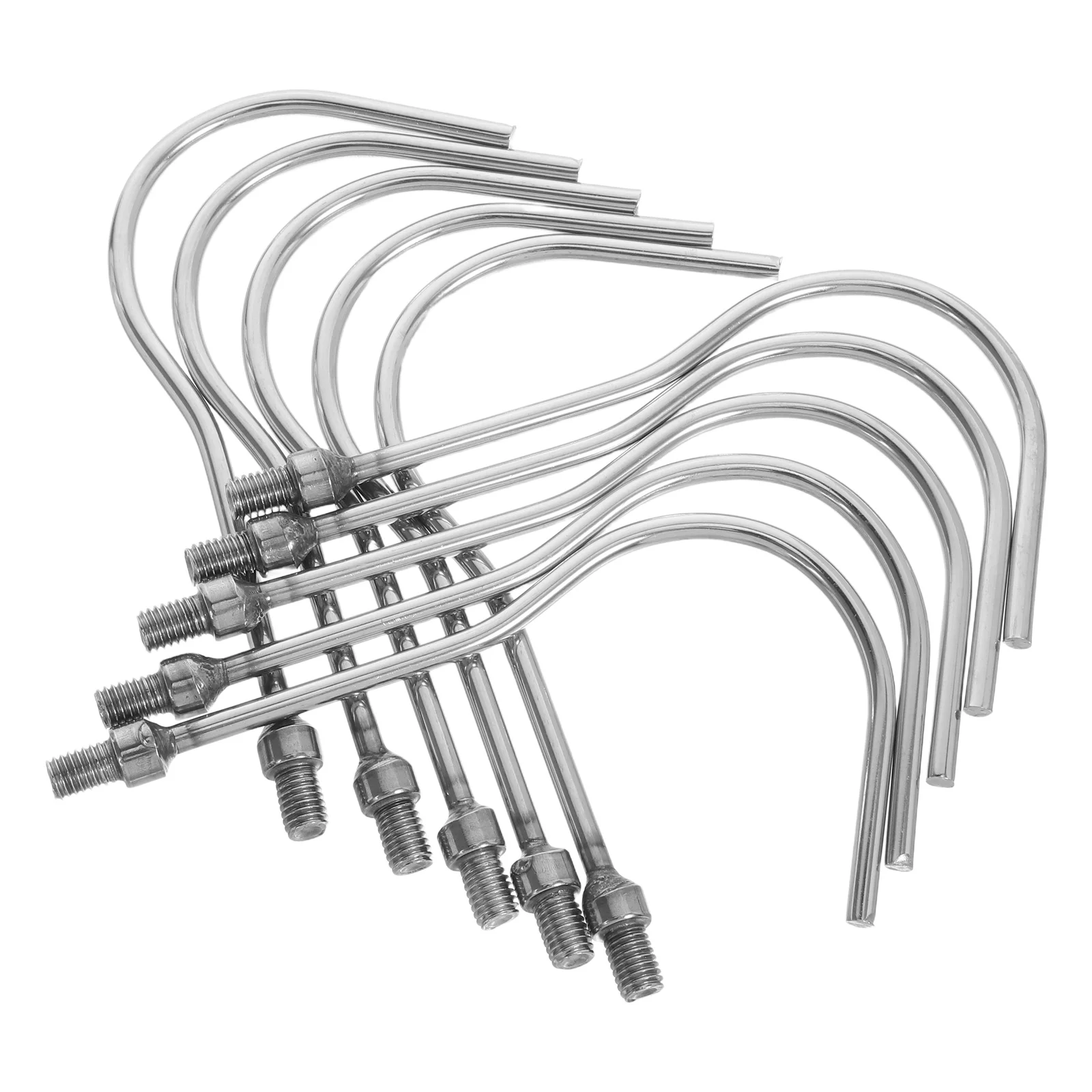 

10pcs Stainless Steel Awning Pole Hook Heavy Duty Replacement For Rv Canopy Camper Truck Bed Accessories Telescopic Clothes Pole