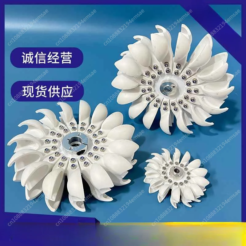 1pcs DIY hydro generator, high efficiency Pelton impeller impact turbine bucket, light and strong