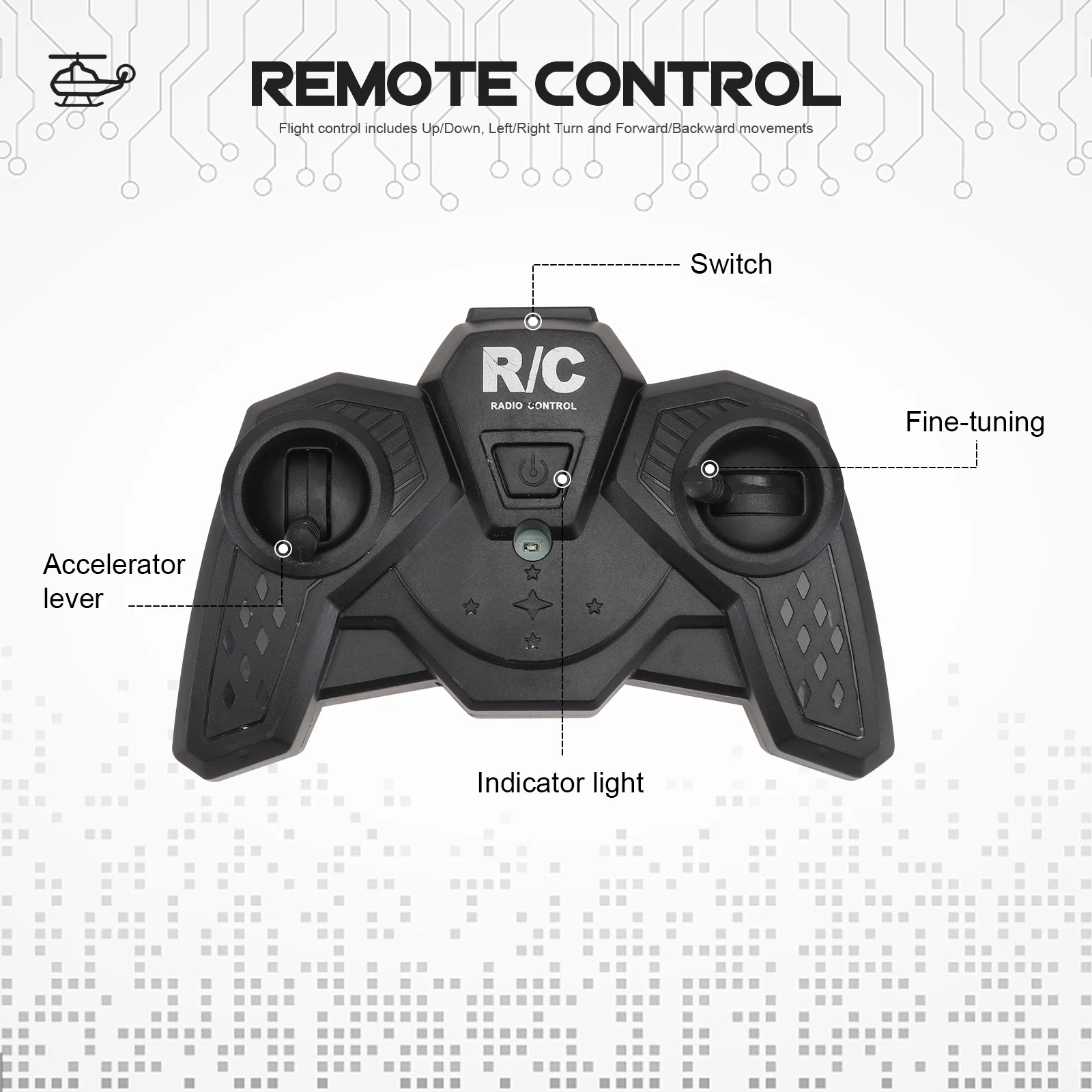 미니 RC 헬리콥터 2채널 노란색 야간 비행 LED 조명 상하좌우 전후진 동축 항공기