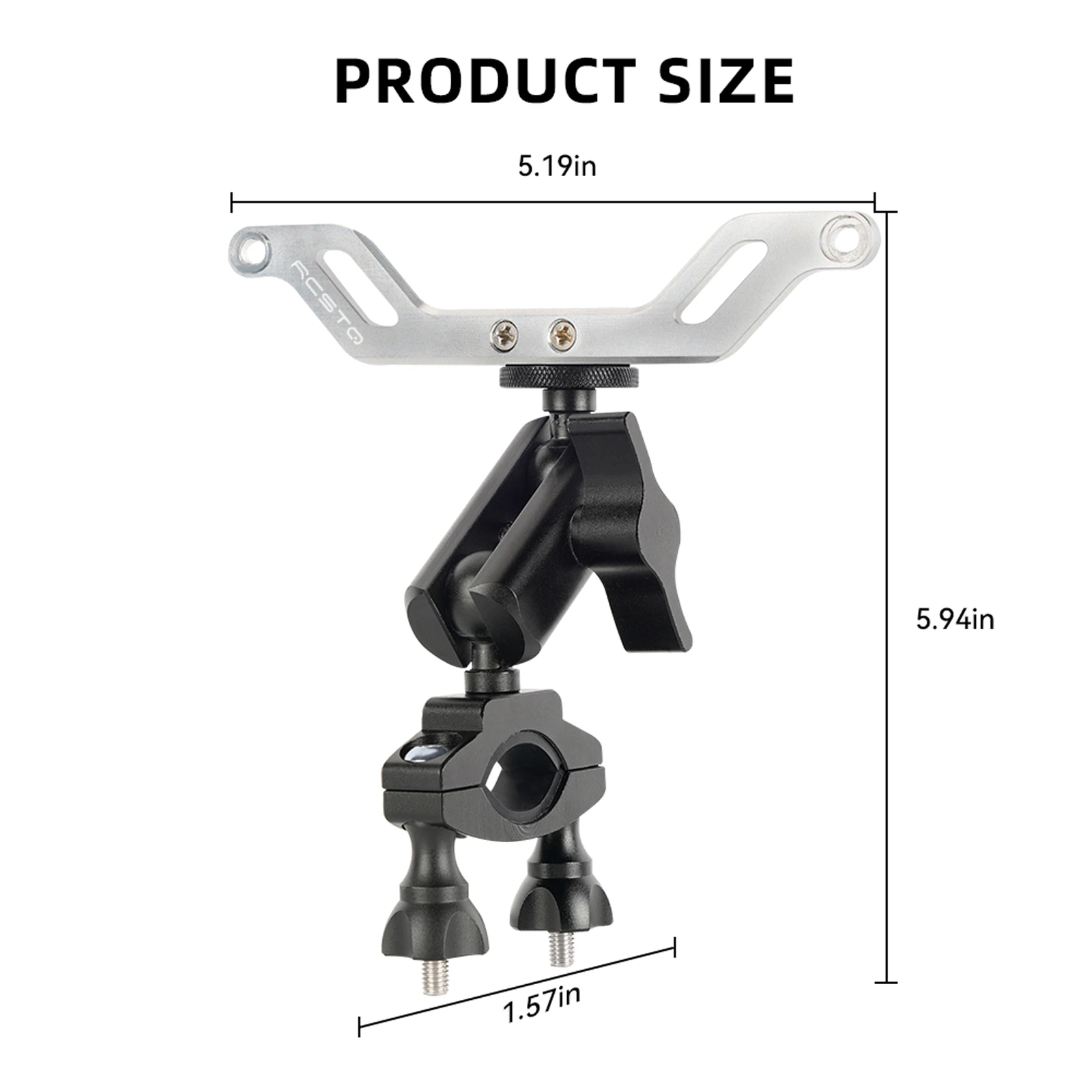 Rc Bike Mount For Dji Mini 3 Pro Drone Remote Control Bracket Follow Up Bicycle Riding Stand Holder Fix Rack Protable Aluminum 