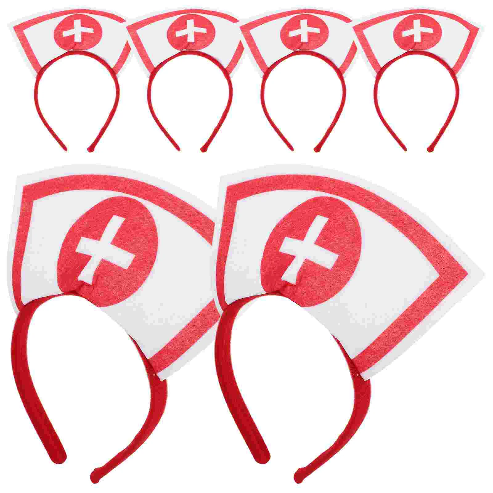 

6 Pcs Halloween Headband Women's Costume Accessory Cosplay Props Makeup Hair Hoops Headdress Fabric Hairband