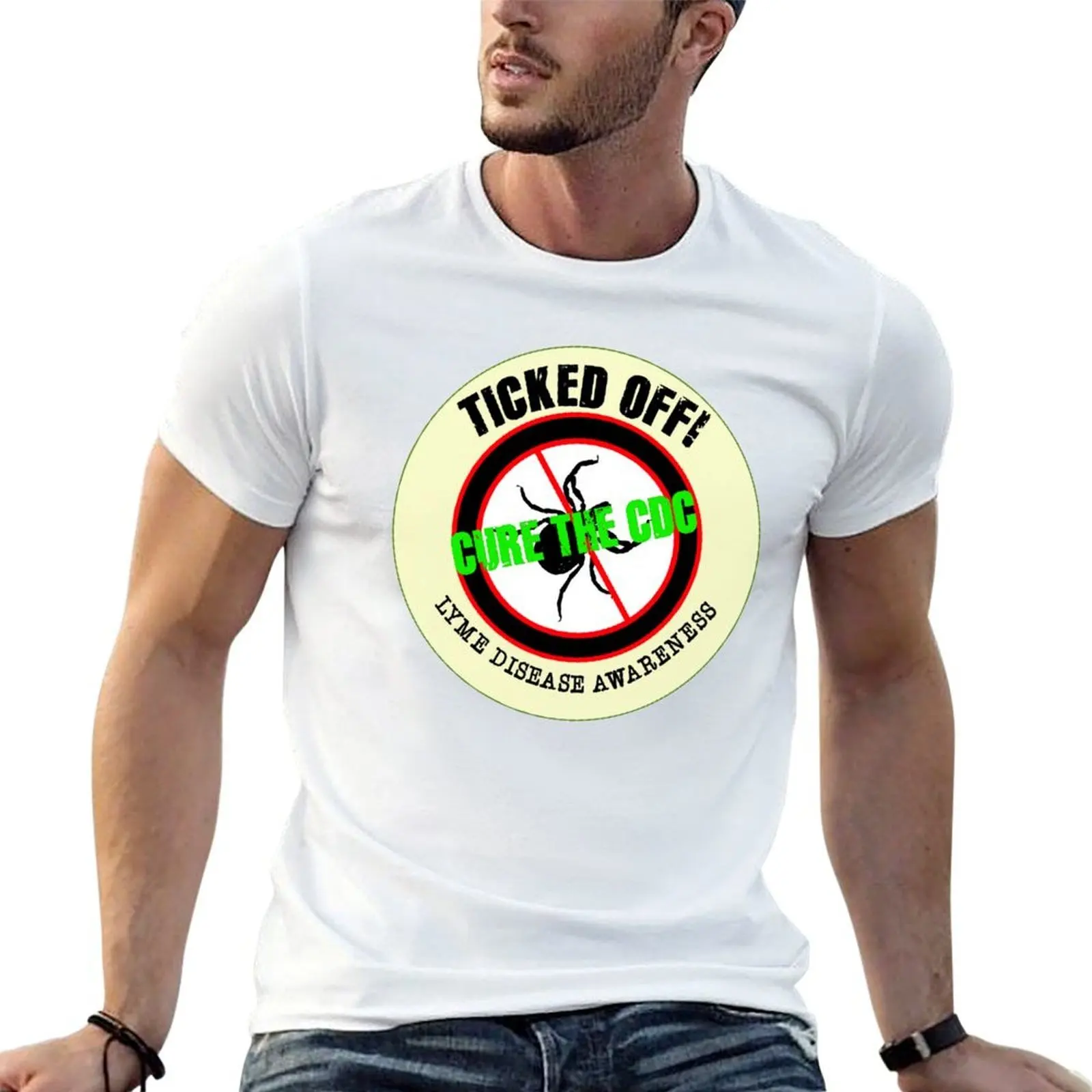 Злой и разозлённый! Футболка с надписью «Lyme Awareness», повседневная футболка на Хэллоуин