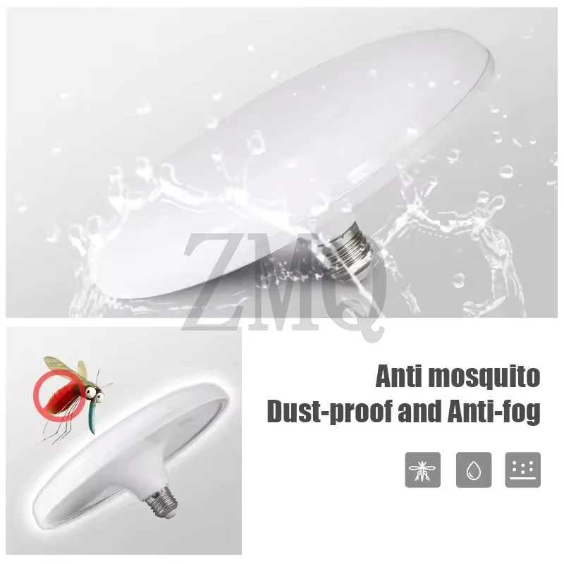 LED لمبة التيار المتناوب 220 فولت E27 قاعدة المنزلية توفير الطاقة مصباح 30 واط إضاءة داخلية تحلق الصحن ضوء 6500 كيلو مصباح السقف مصباح المرآب