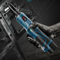 12v Electric Screwdriver Wrench 90° Ratchet Spanner Socket Set Electricians Mechanical Workshop Hand Practical Tool