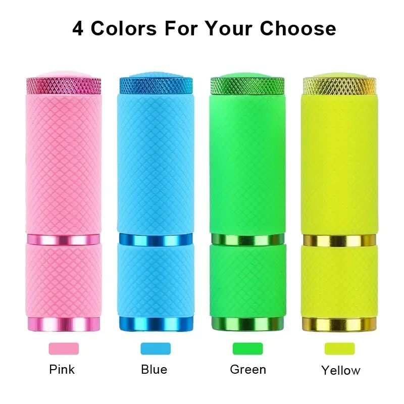 لجل البولندية المحمولة مانيكير مسمار أدوات الرسم باليد التجفيف السريع مجفف الأظافر البسيطة 9 أضواء LED مصباح يدوي الأشعة فوق البنفسجية