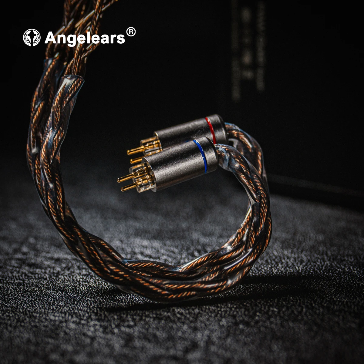 Angelears Phoenix-Type 4S Litz 6N Mono-Crystalline Cu + SPC كابل سماعة أذن مطور