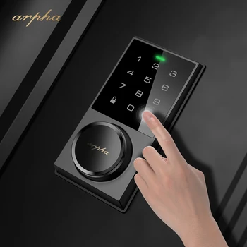Arpha AL302 Deadbolt Smart Lock Entry Door Keyless Wi-Fi App Control Door Lock Smart Glass Door Lock