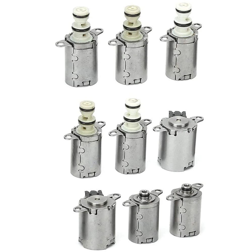Transnation MPS6 DCT450 Solenoid Valve Automatic Transmission Solenoid Kit 9PCS/SET Fit For FORD VOLVO DODGE 6-Speed Transnation