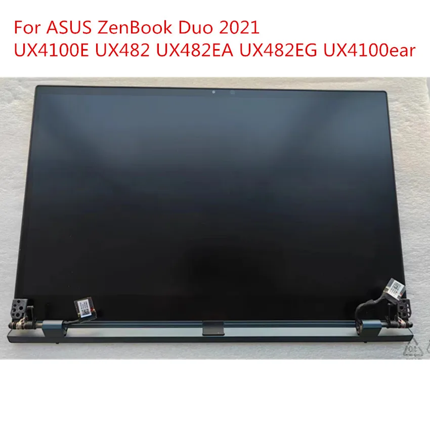Oryginalny 14,0-calowy ekran LCD FHD do ASUS ZenBook Duo14 UX4100E UX482 UX482EA UX482EG UX4100EA z górną częścią dotykową