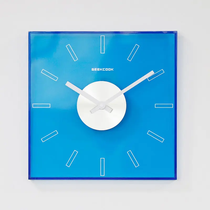 Square Minimalist Wall Clocks Medieval Geometric Living Room Wall Clocks Design Concept Home Decor Orologi Da Parete ZY40BGZ