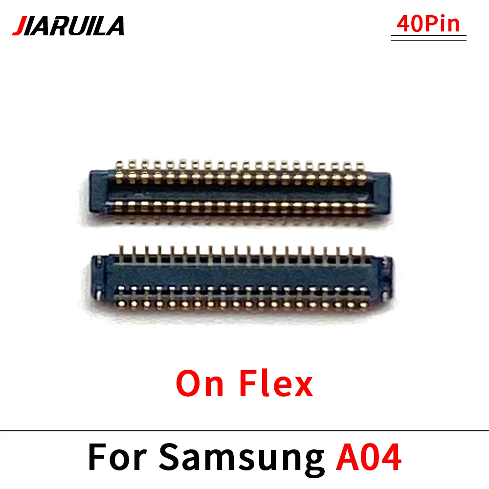 60Pcs，NEW USB Charger Charging Port FPC Connector Plug On Board Main Flex Cables For Samsung A04 A04S A04E (24 Pin 40 Pin 48Pin)