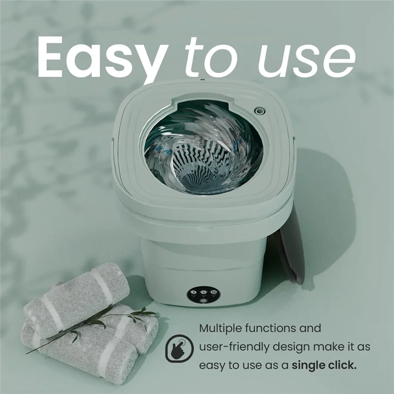 

A24R Foldable Washing Machine Deep Cleaning Washing Machine Large Capacity Folding Washing Machine