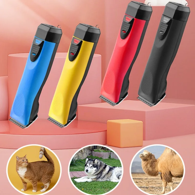 Pet Hair Clipper CP-9060, Cordless & Corded Dual Use Dog Grooming Trimmer Low Noise Rechargeable Professional Shaver for Catsdog