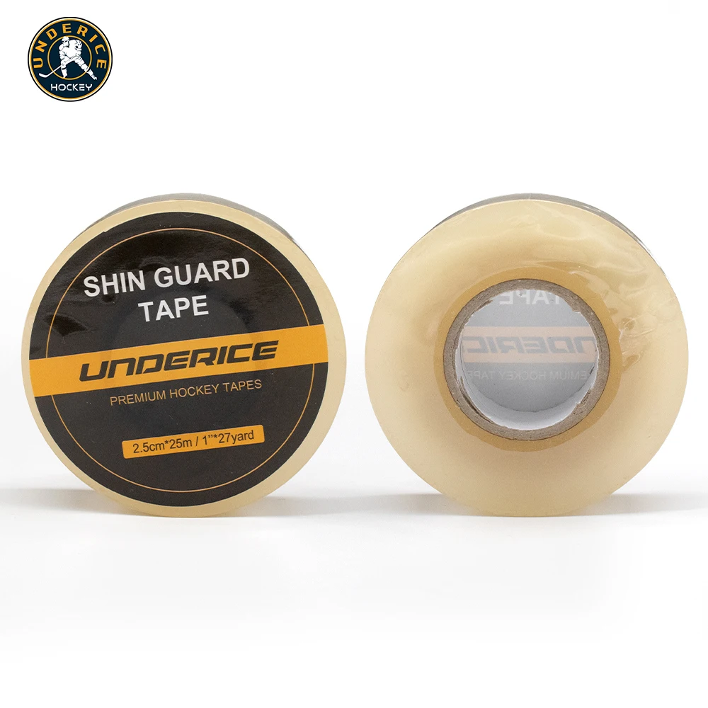 1pc Clear Shin Pad Tape Ice Hockey Tape Anti-slip Sport Tape Multi-purpose for Shin Guard Skating Gear Hockey Accessories