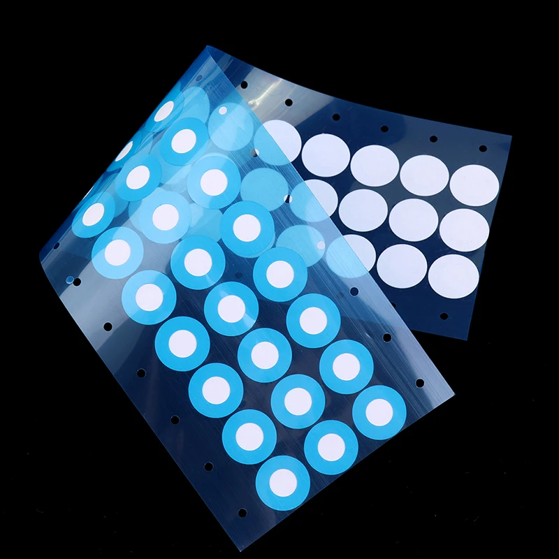 48pcs/sheet Hydrophobic Breathable Membrane Sterile Mesh Membrane Filter Laboratory Supply Sterile Lid Mushroom Cultivation