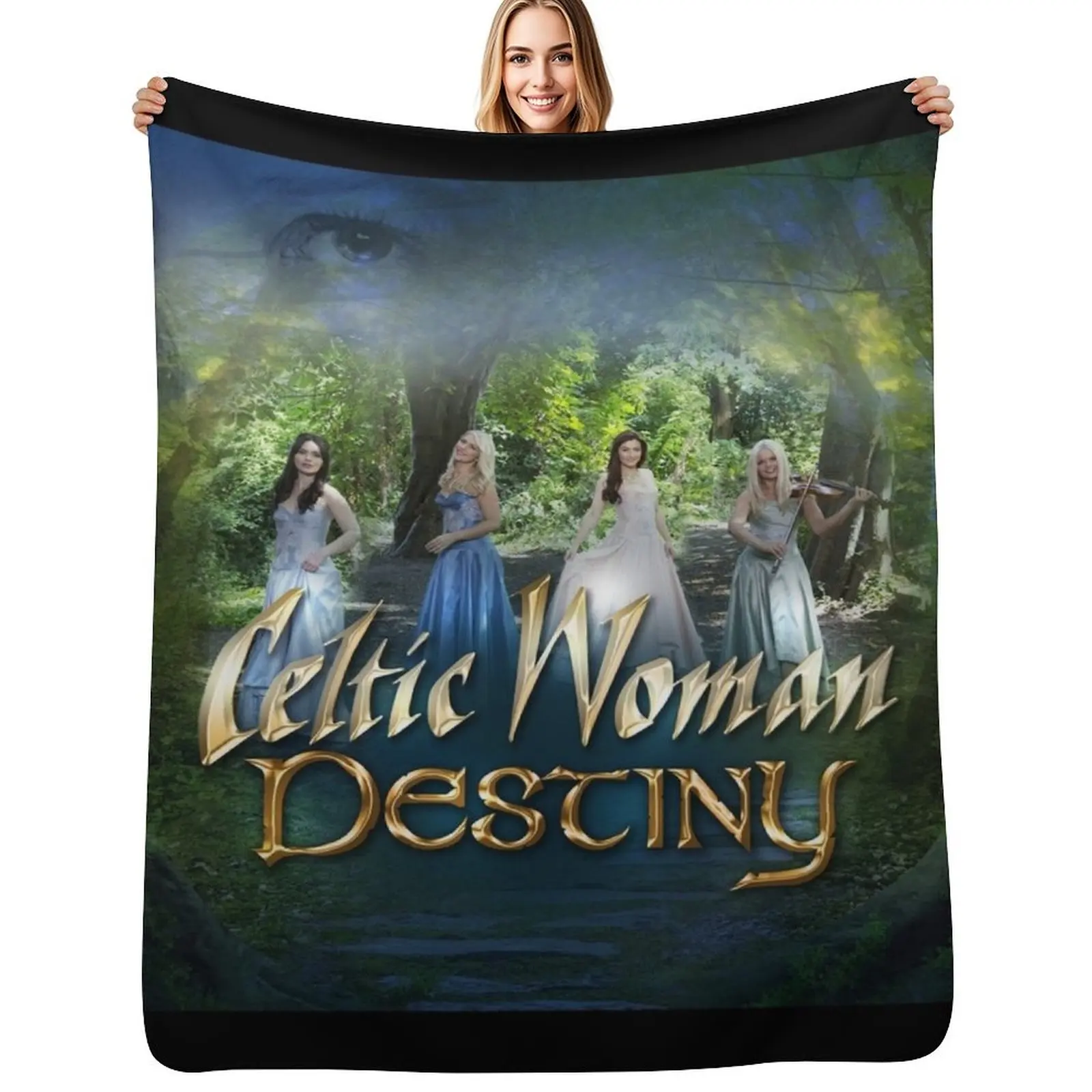Couverture celtique pour femme, couverture fine et douce pour dormir les nuits d'été