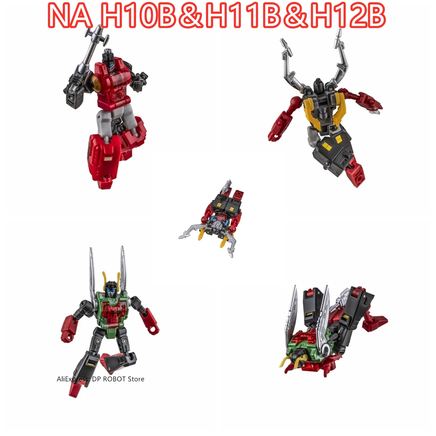 [IN STOCK] Newage Transformation NA H10B H11B H12B Insecticon Action Figure Toys With Box