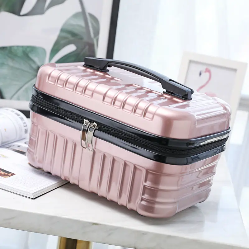 

Ladies Cosmetic Case Makeup Artist Professional Beauty Cosmetic Cases Cosmetic Bag Travel Portable Bags Pretty Suitcase Q103