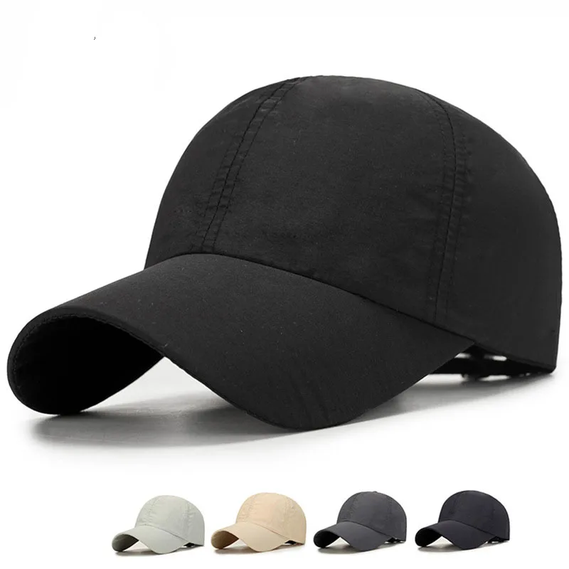 Kanye Summer Men Quick Drying Waterproof Baseball Cap For Women Sweat-Wicking Breathable Sun Shade Solid Hat Snapback Sport Kpop