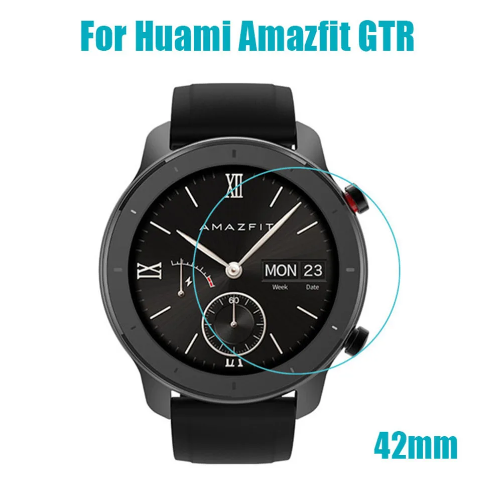 Pellicola in vetro temperato ultrasottile per smartwatch Xiaomi Amazfit GTR - Copertura completa