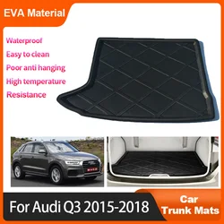 For Audi Q3 8U 2018 2017 2016 2015 Car Trunk Mats Waterproof Anti-Fouling Liner Cargo Boot Carpet Storage Pad Auto Accessories