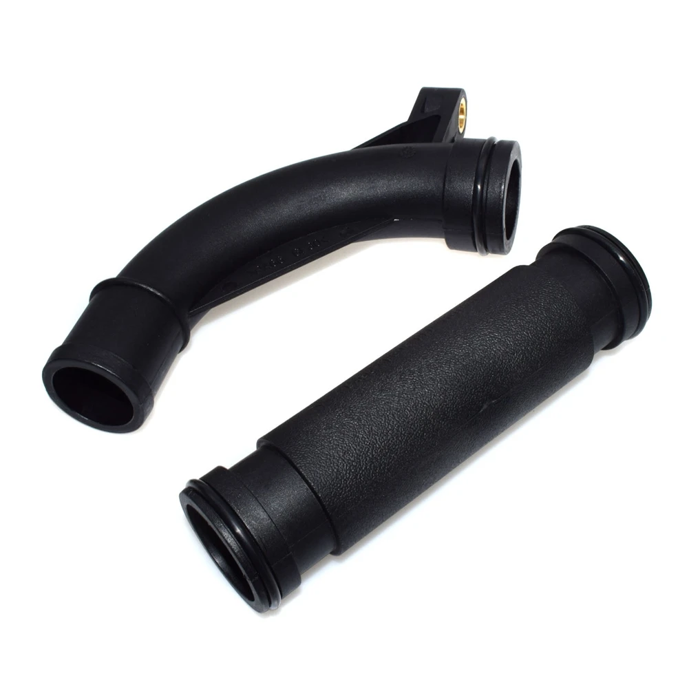 Leading-Edge-2PCS PEP 103580   PEP 101970 مجموعة أنابيب خرطوم ترموستات L أنبوب تبريد + كوع بلاستيكي لسيارة لاند روفر فريلاندر 1 1996-2