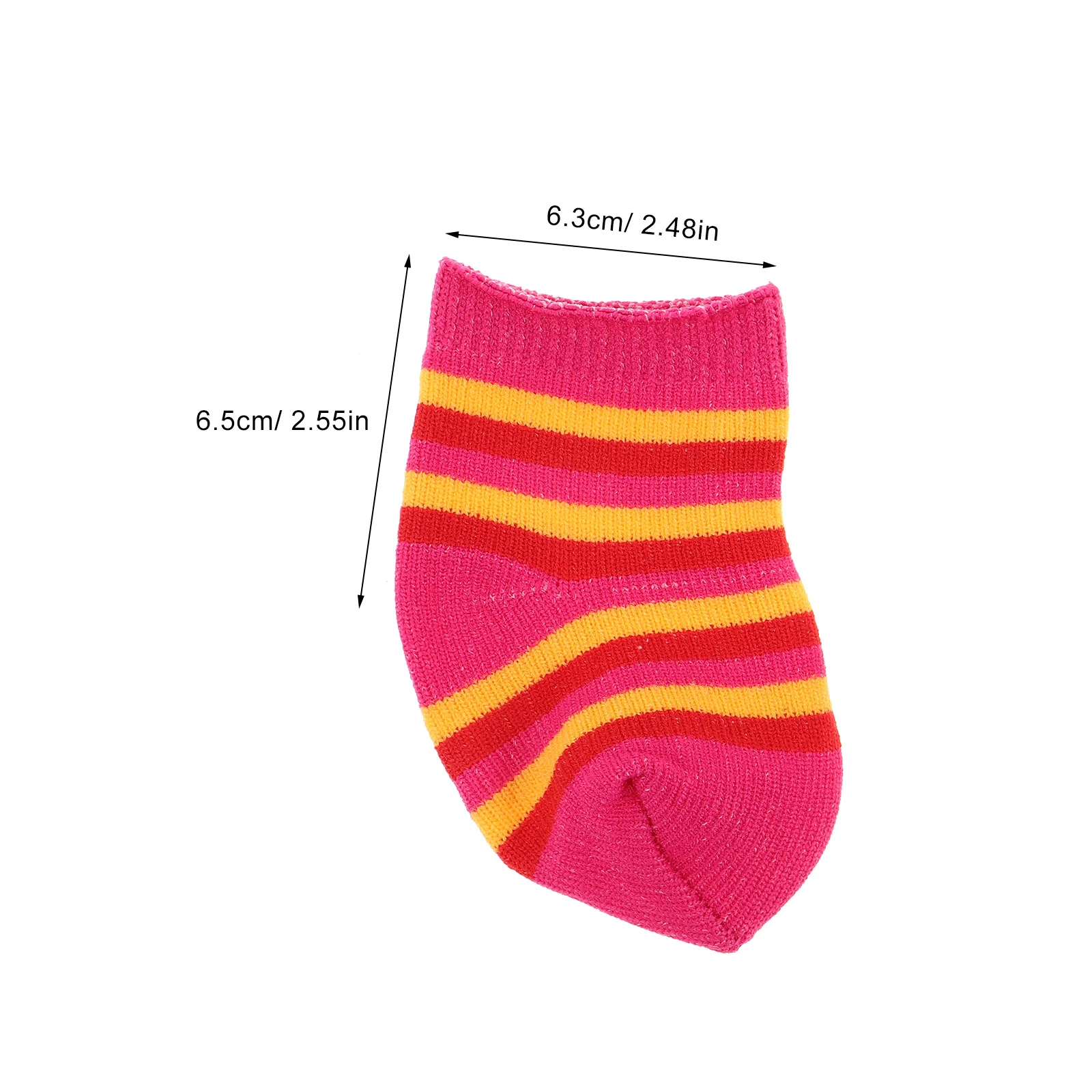 10 paires de Mini chaussettes, accessoires, vêtements de figurine d'action de 18 pouces, motifs colorés pour enfants, vêtements de jeu imaginatifs