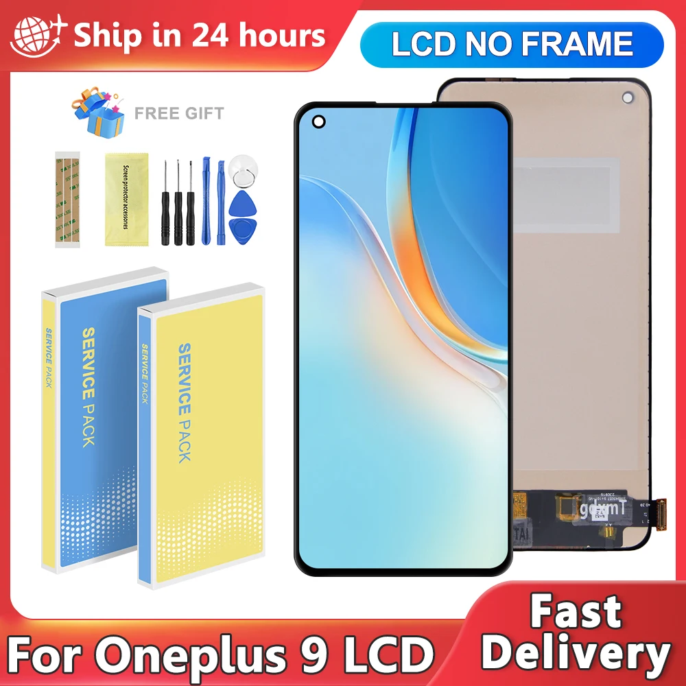 TFT For oneplus 9 LE2113 LE2111 LE2110 LE2117 LE2115 LCD Display Touch Screen Digitizer Assembly For 1+9 Display Screen