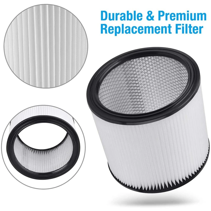 Replacement Filter For For Shop-Vac 90350 90304 90333 Replacement Fits Most Wet/Dry Vacuum Cleaners 5 Gallon And Above