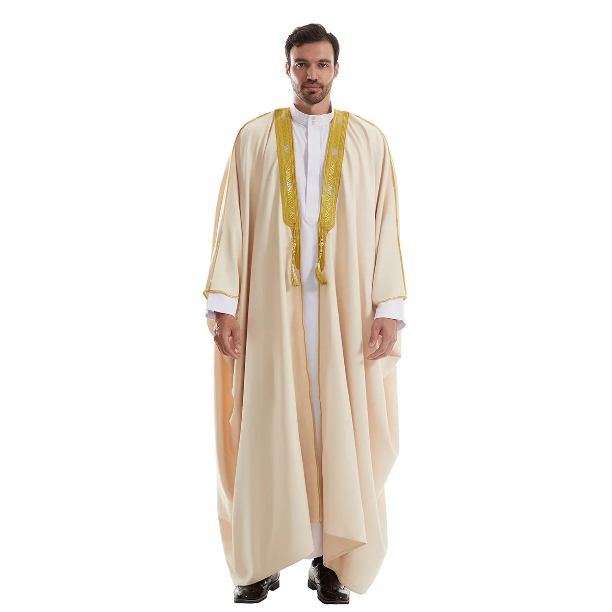 Abayas de Ramadan pour hommes, vêtements de prière, kebaya, kimono musulman ouvert, Turquie arabe Islam Djellaba, Kaftan Dishdasha