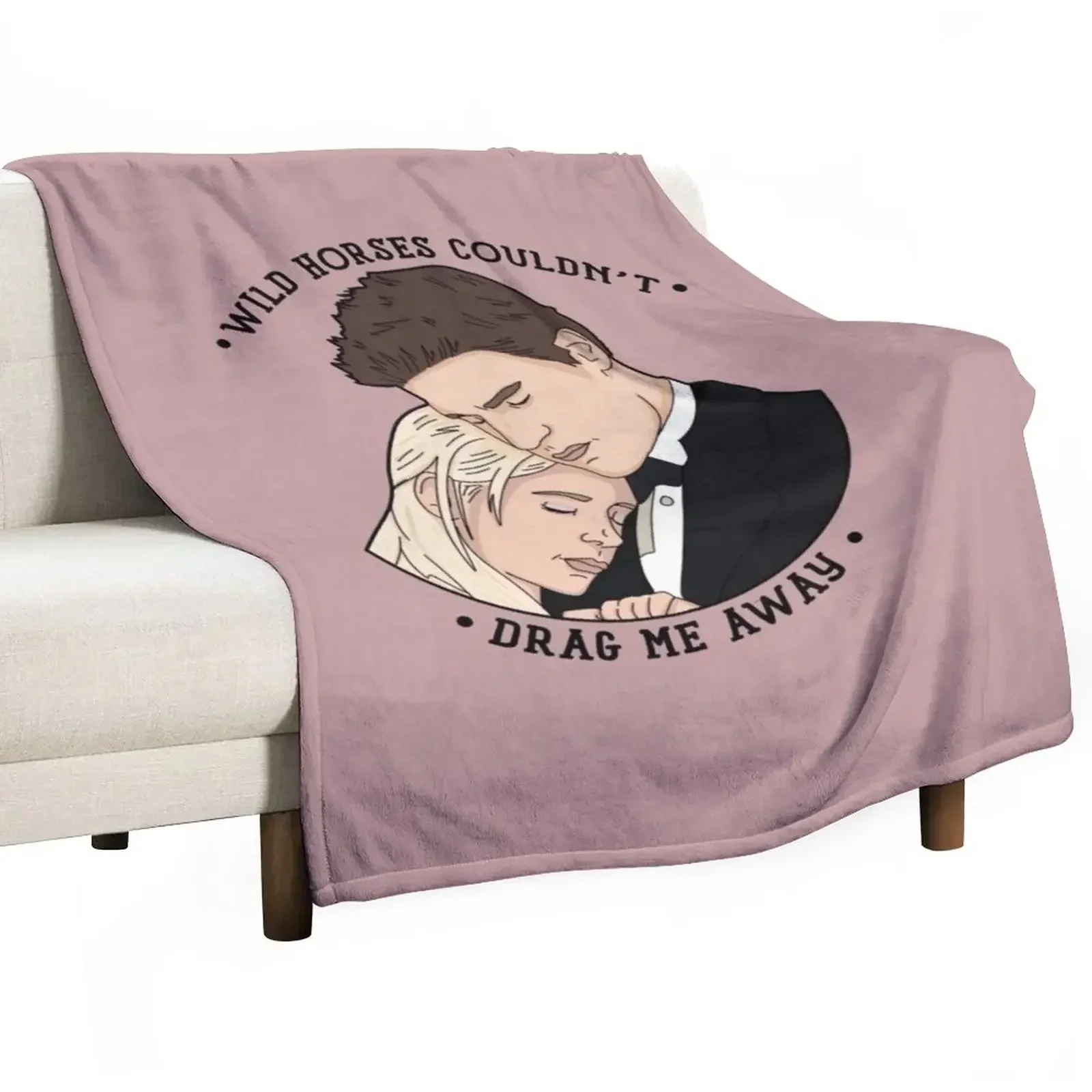 

Buffy & Angel Wild Horses BTVS Throw Blanket Sofas Sofa Throw heavy to sleep Hairys Blankets