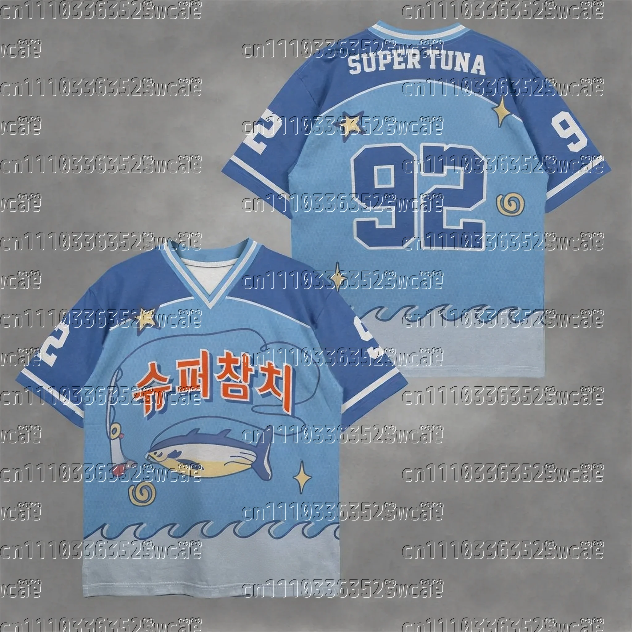 2026/2027 Supertuna Blue Fashion Football Jersey Kpop Pop Music Tee Gift for Army Summer Men'S Street Wear Top T-Shirt