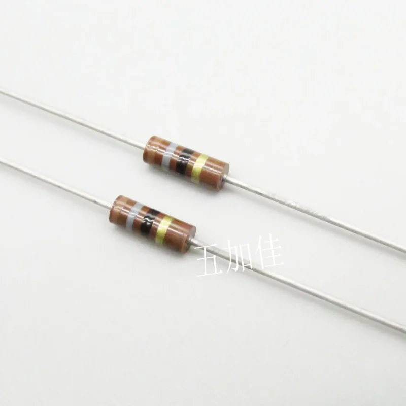 10-100pcs imported RC20GF180JS 18R 1/2W 5% authentic solid carbon core non inductive resistor