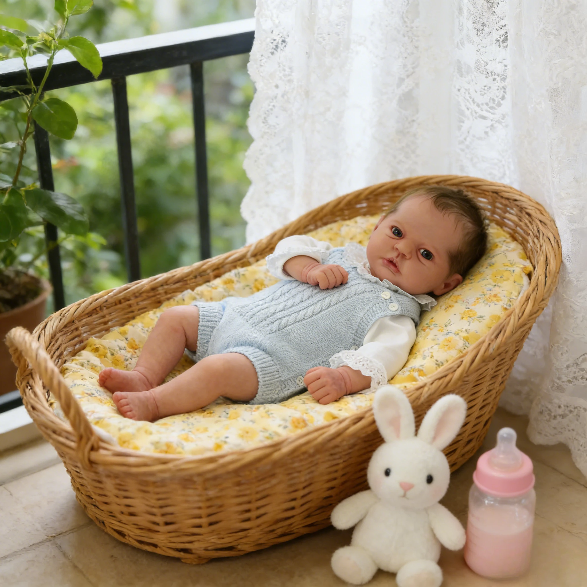 Kit de boneca reborn Evi de 19 polegadas - peças de boneca DIY de cor fresca de toque macio realista inacabado sem pintura