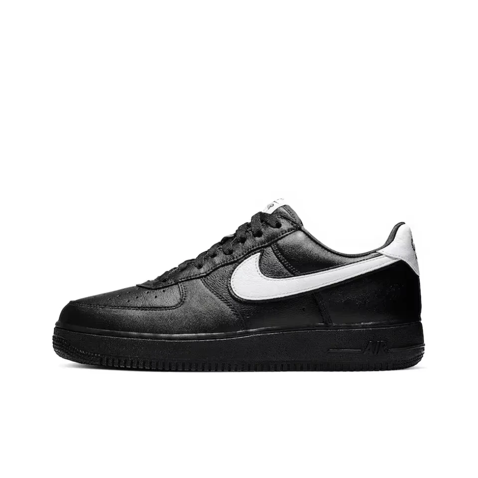 

Nike Air Force 1 Low Black White Swoosh Casual Retro Sneakers For Men & Women CQ0492-001