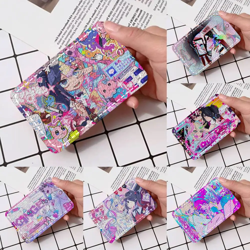 

Защитный чехол для игровых карт Needy Streamer Overload, подходит для кредитных и проездных карт, из мягкой кожи, прямоугольный, с брелоком для ключей