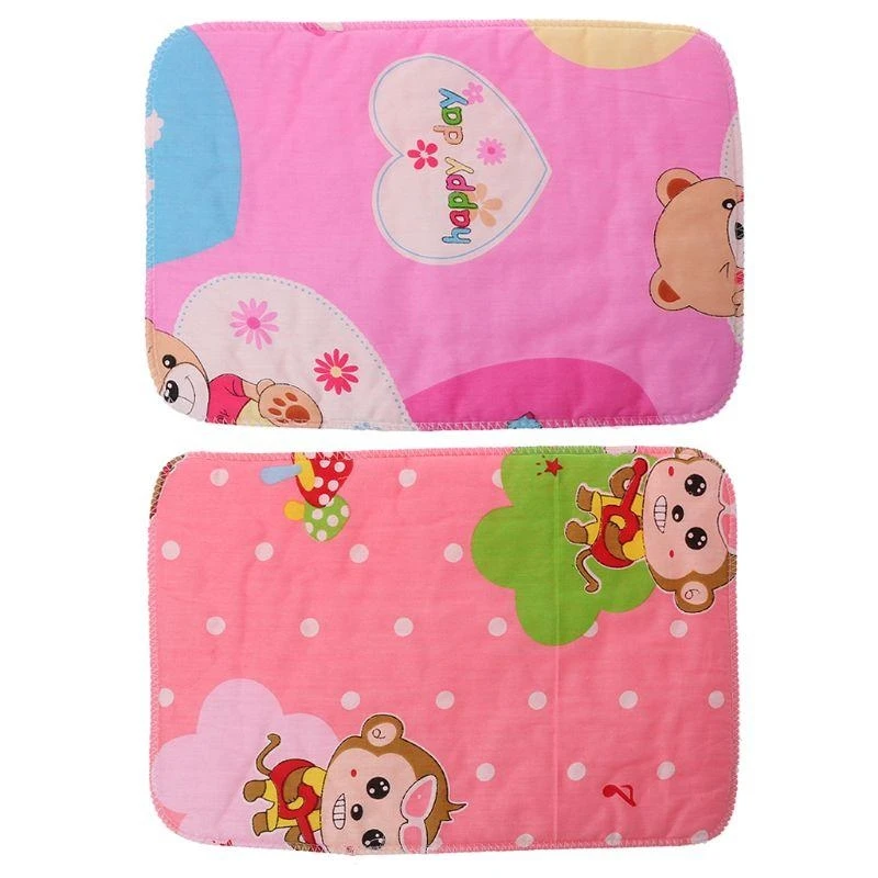 J15U الكرتون لطيف الوليد الطفل تنفس البول تغيير غطاء حصيرة حفاضات الحفاض الفراش تغيير غطاء وسادة وسادة 25x35 سنتيمتر #1
