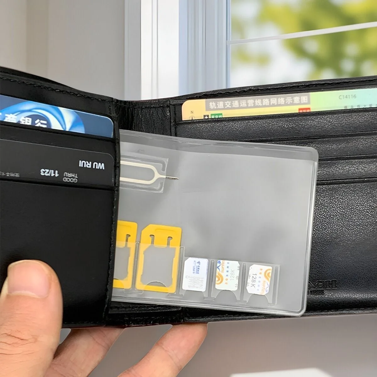 Portable SIM Micro Pin Nano Memory Card Bank Cards Storage Bag Box SIM Card Protector Holder