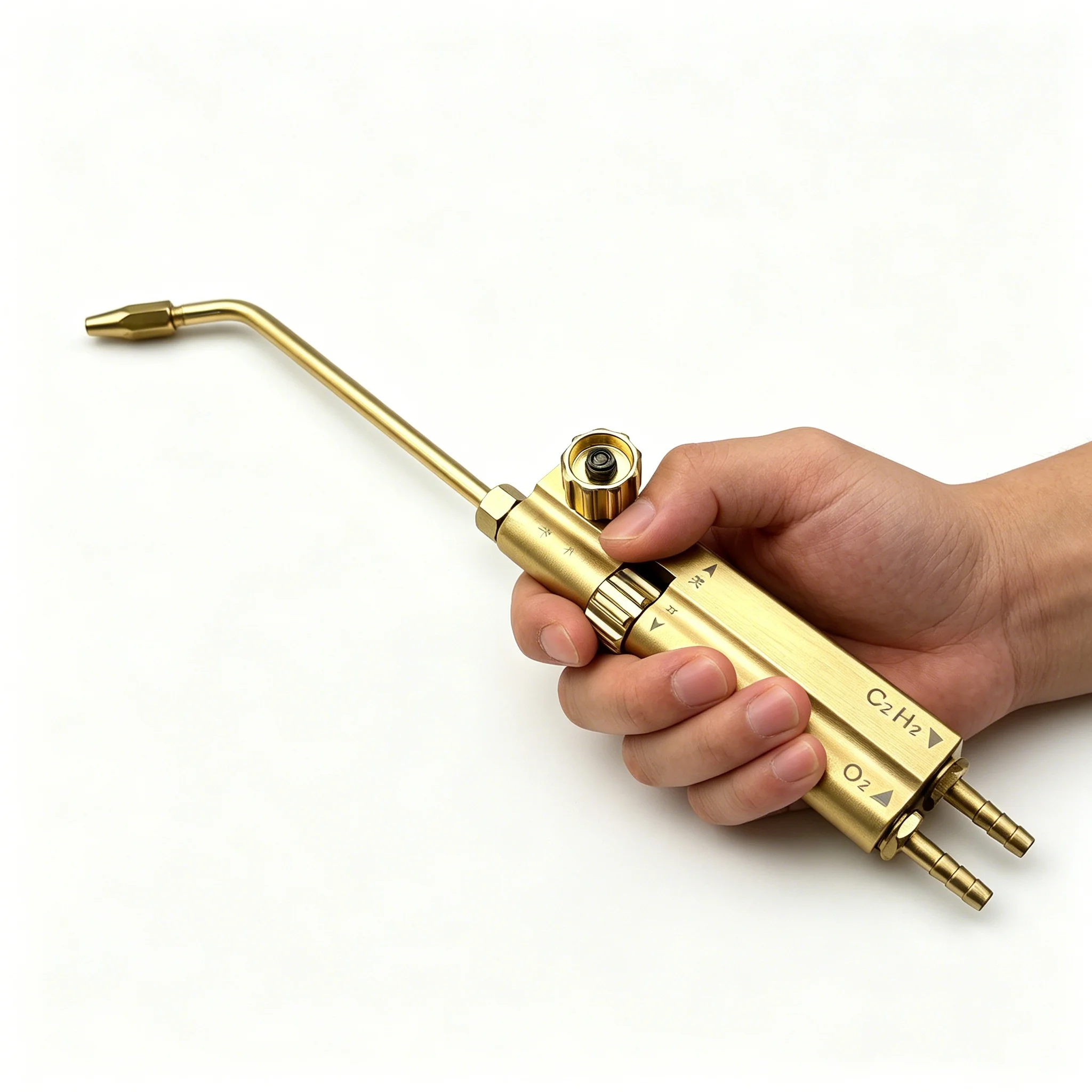 Jet-Suction Welding Torch High Quality Aluminum Alloy Flamethrower Air Conditioning Repair Welding Copper Welding Gun 1500℃