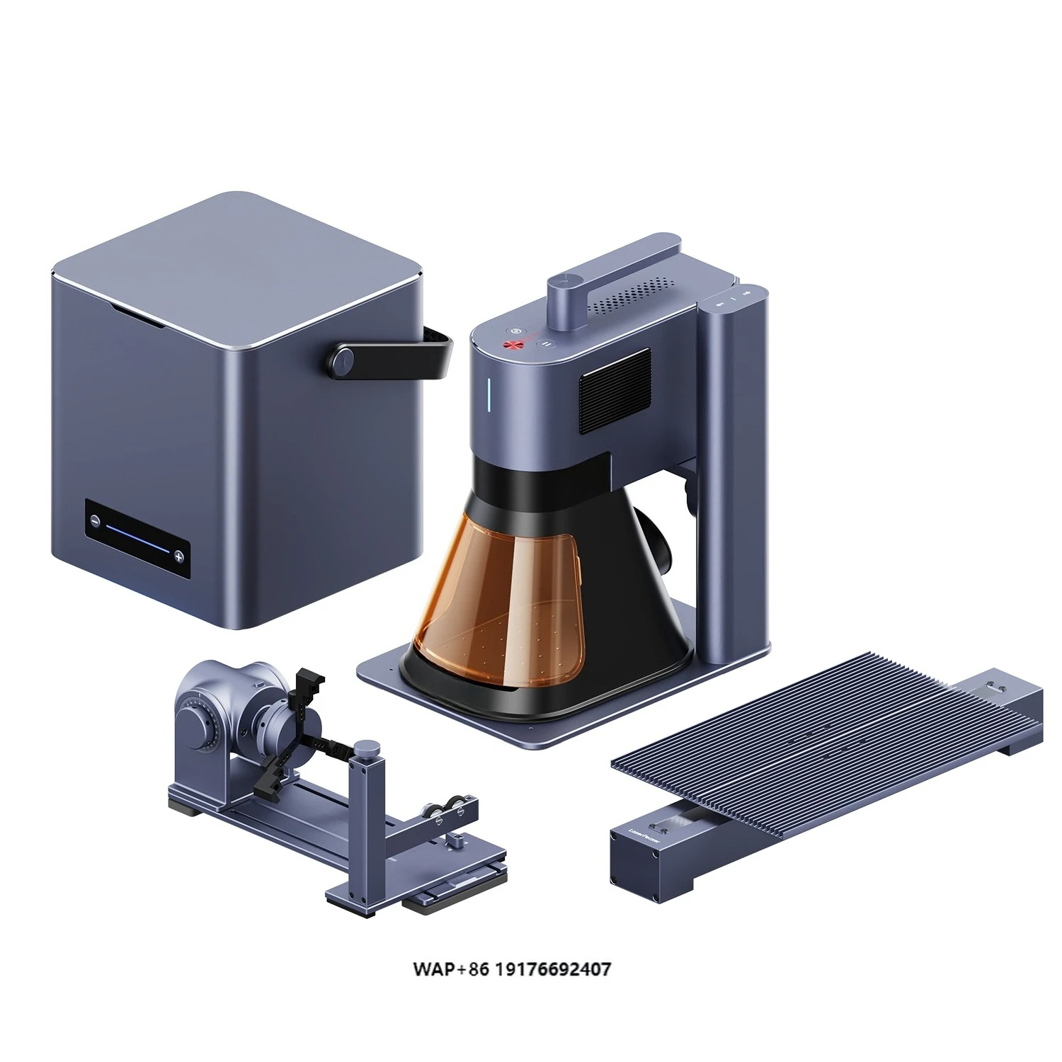 For LP5 Fiber Engraving Machine Portable Engraver Cutter for Metal Wood Plywood MDF Paper Leather Stone Plastic Glass