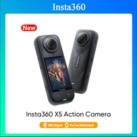 Insta360 X5 Action Camera 2025 New 8K 30fps Replaceable Lenses Triple AI Chip Superior Low Light 185 Mins Run Life Insta 360 X5