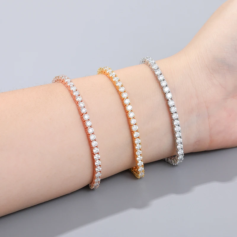 

Maiyi Jewelry Hot Sale Vvs Diamond Bracelet 18k Gold Bracelet for Women Tennis Bracelet Diamond
