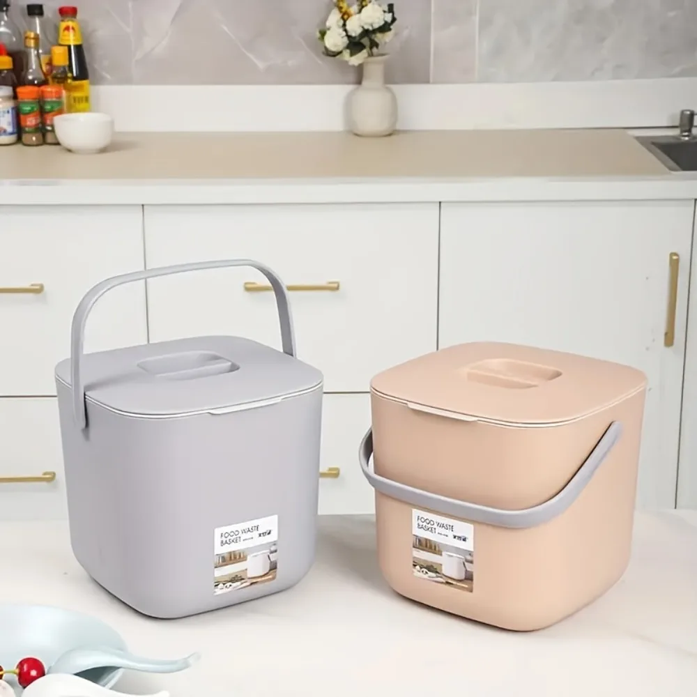 

Uses for Kitchen Office Car – Rectangular Portable Trash Bin with Lid Easy Clean Universal Waste Bin