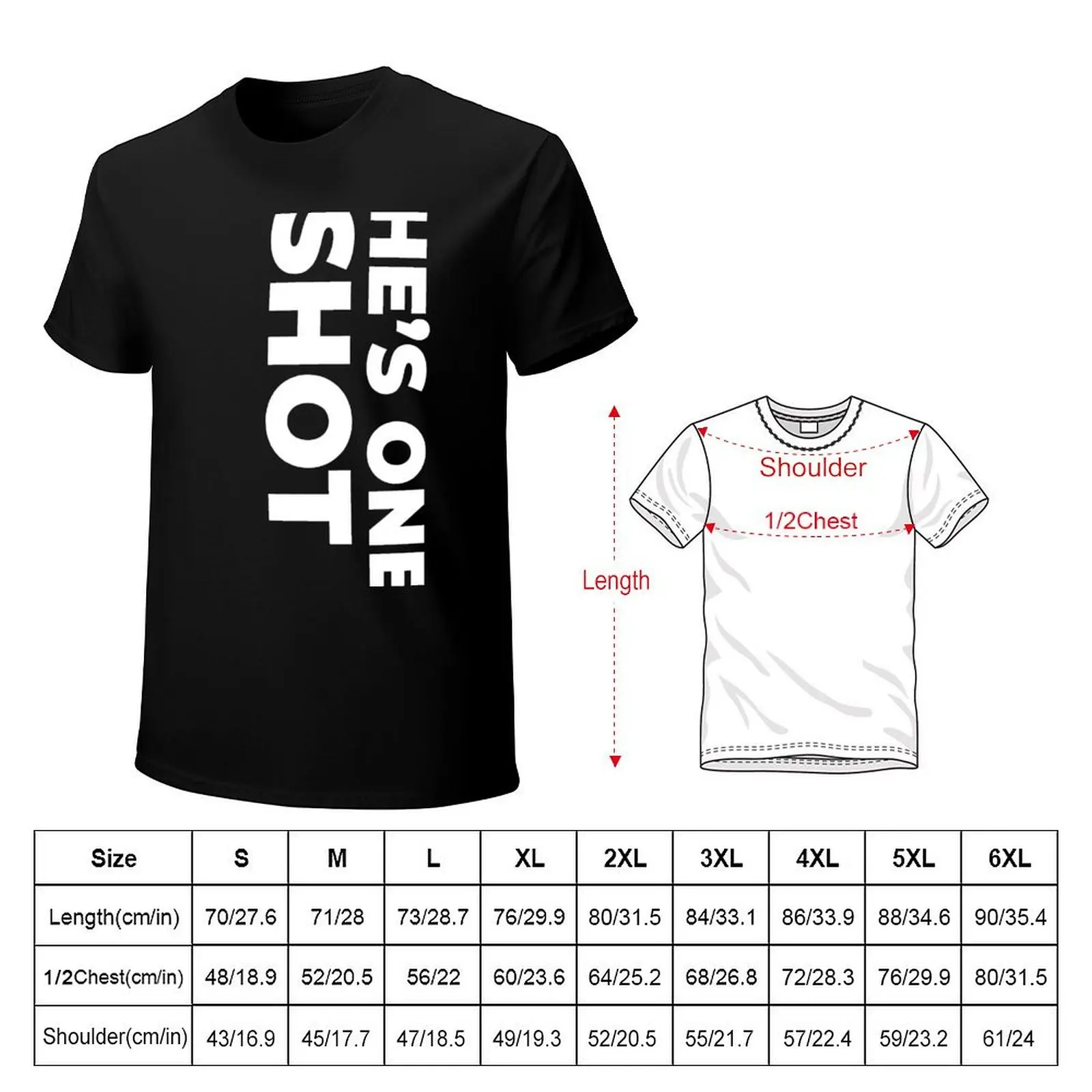 He's One Shot Warzone T-Shirt Quick Dry Training Short Sleeve Tee