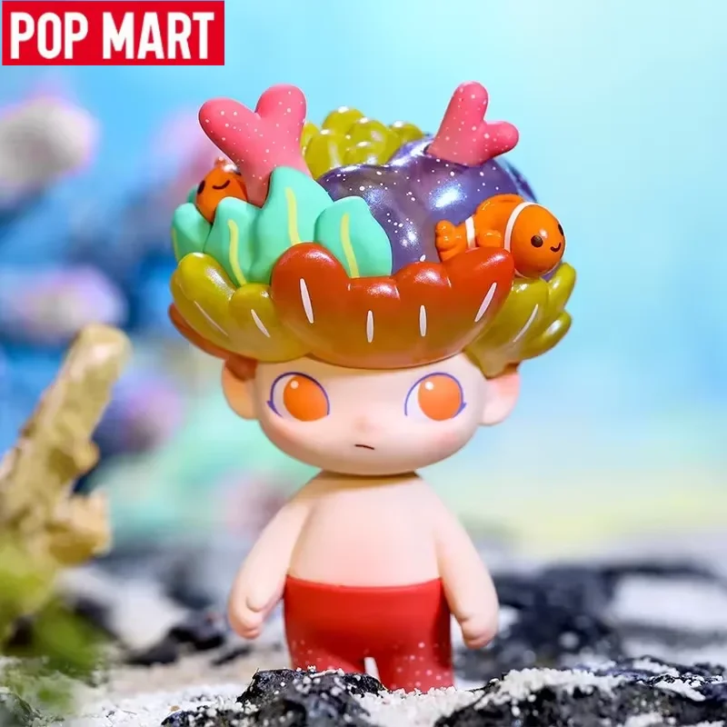 

POP MART Dimoo Аквариумная серия слепая коробка, сумка для догадок, загадочная коробка, игрушки, кукла, милая аниме-фигурка, настольные украшения, подарочная коллекция